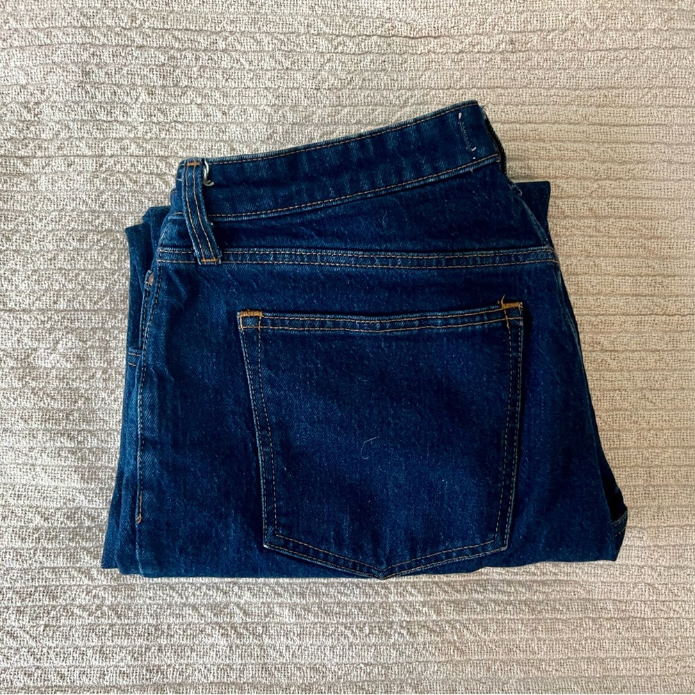 Abercrombie & Fitch Curve Love High Rise Vintage Straight Jean
